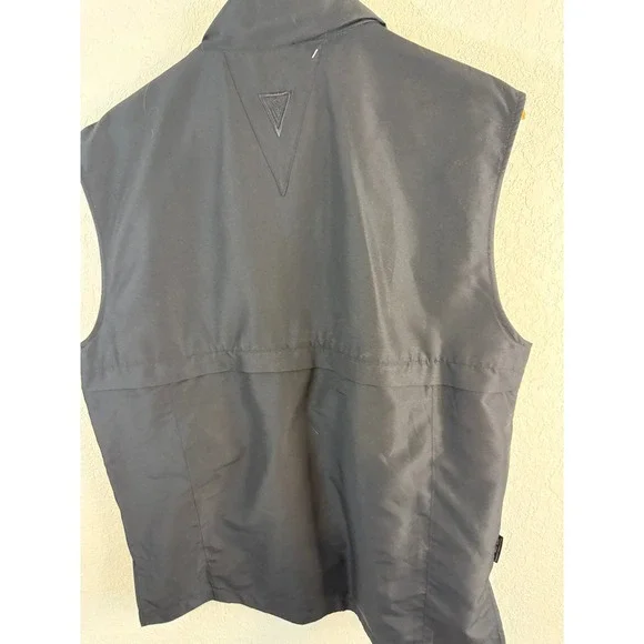 SCOTTEVEST‎ TEC Technology Enabled Clothing Mens Black Vest Large Zipper Pockets